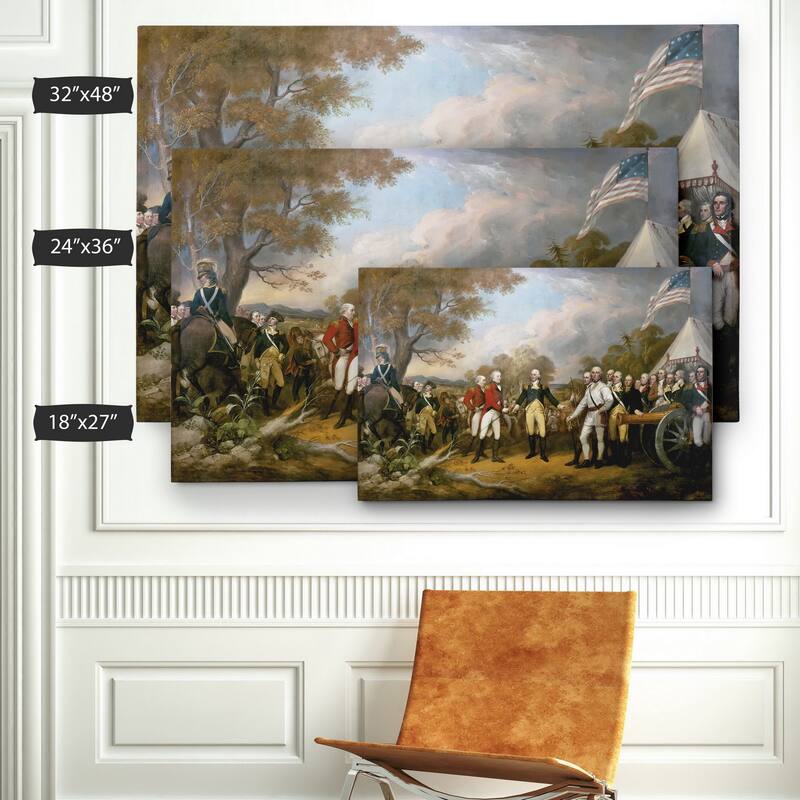 Claude Monet 'Surrender of General' Canvas Art