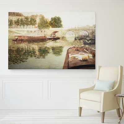 Wexford Home Pere Ysern 'The Seine' Multicolored Canvas Wall Art