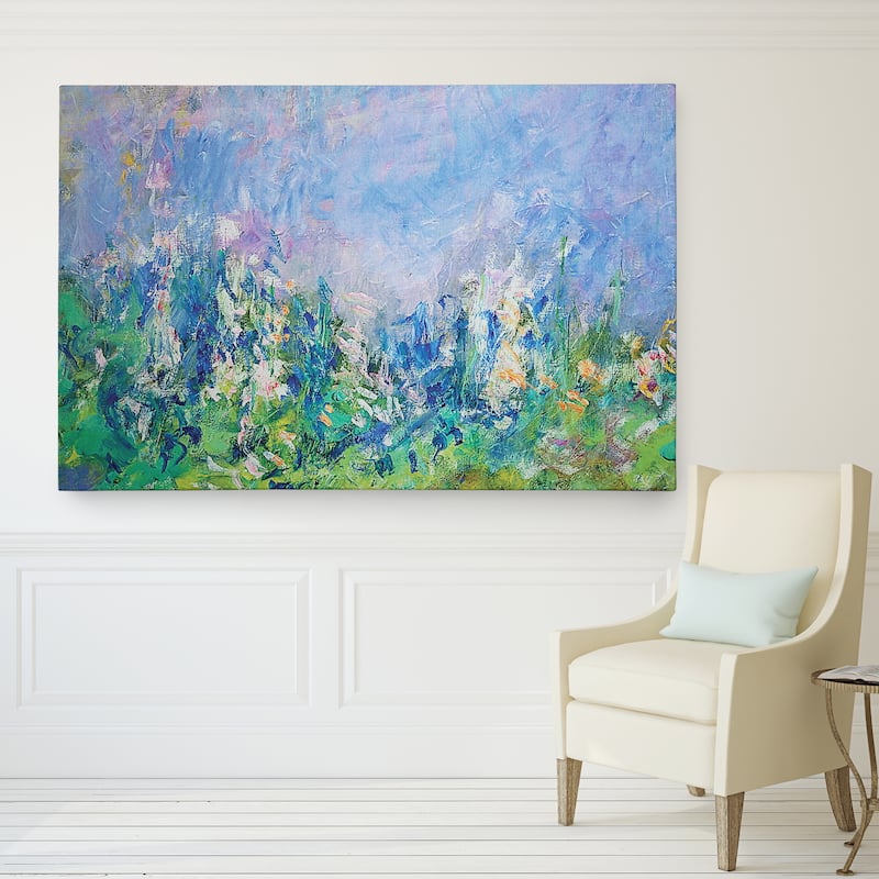 Wexford Home Claude Monet 'Lavender Fields Gallery' Fine Art Giclee - 18x27