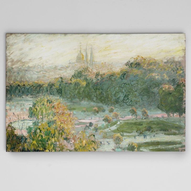 Wexford Home Claude Monet's 'Tuileries Study' Giclee Fine Wall Art