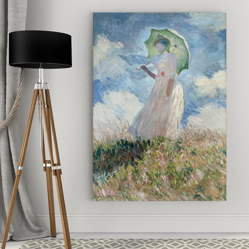 Wexford Home Claude Monet 'Study Of A Figure Outdoors' Giclee Print