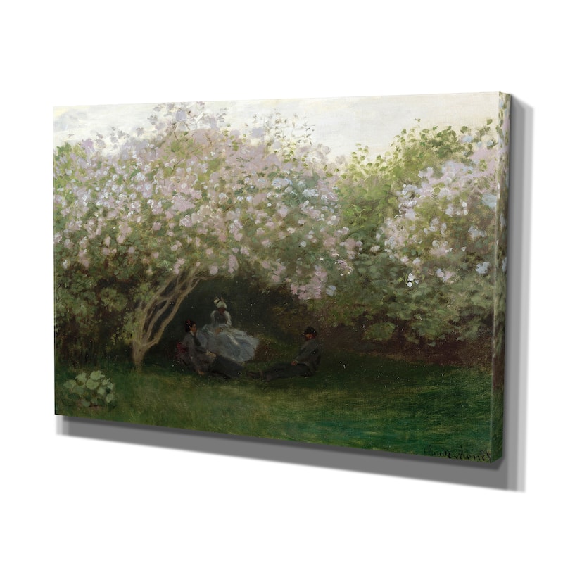 Wexford HOme Claude Monet 'Lilacs Grey Weather' Canvas Print