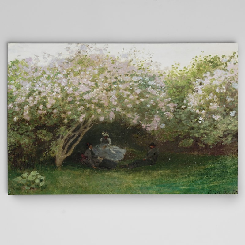 Wexford HOme Claude Monet 'Lilacs Grey Weather' Canvas Print