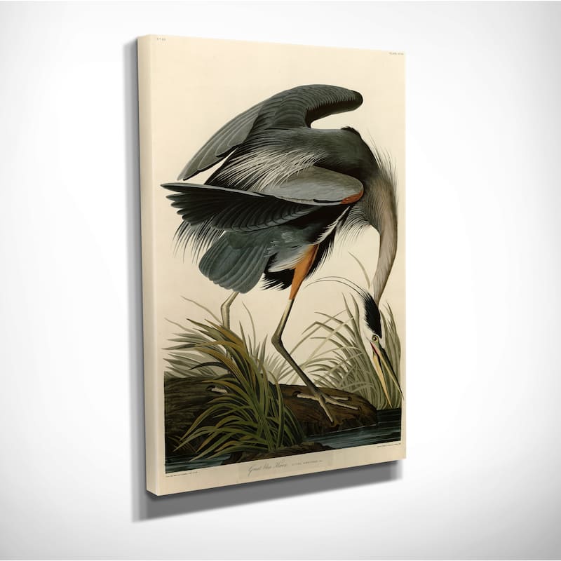 Wexford Home GreatBlueHeron Canvas Wall Art Bed Bath & Beyond