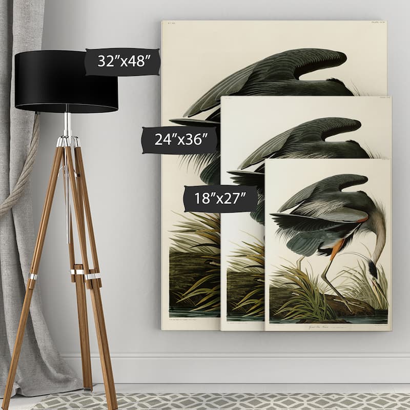 Wexford Home Great-Blue-Heron Canvas Wall Art