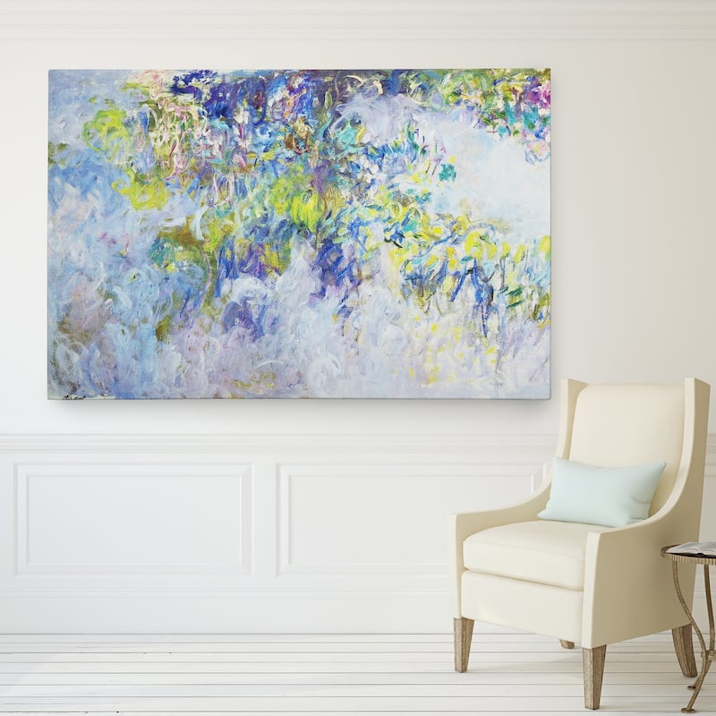 Wexford Home 'Wisteria' Multicolored Canvas Artwork