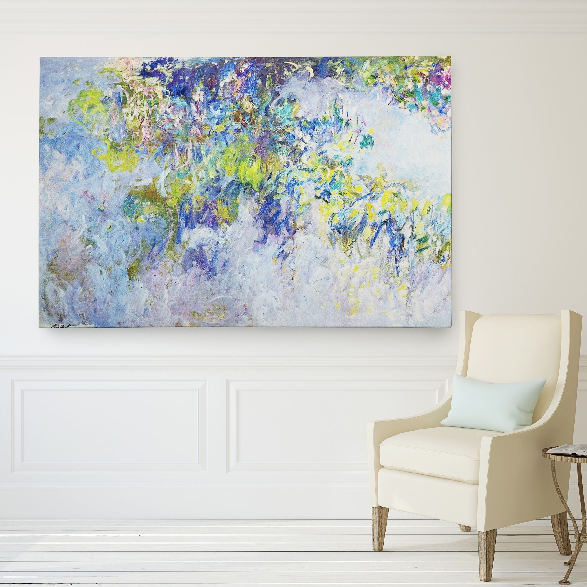 Wexford Home 'Wisteria' Multicolored Canvas Artwork
