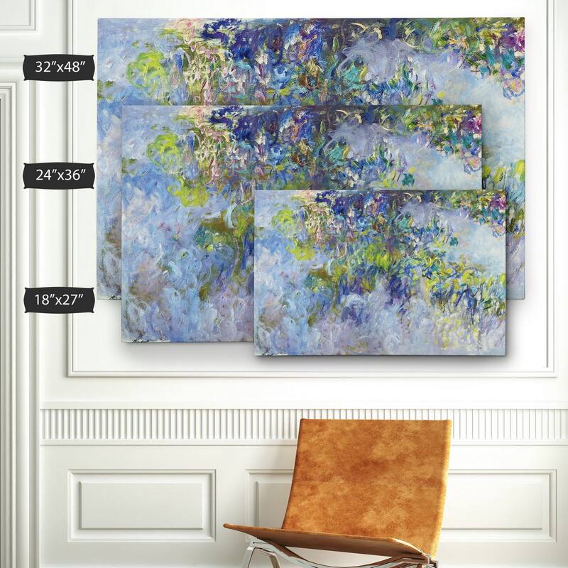 Wexford Home 'Wisteria' Multicolored Canvas Artwork