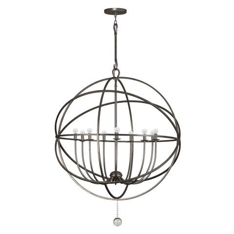 Copper Grove Poltava 9-light English Bronze Globe Chandelier
