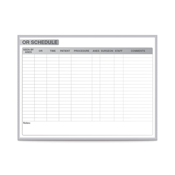 Ghent Or Schedule 3 Foot X 4 Whiteboard With Aluminum Ghent Or Schedule 3 Foot X 4 Whiteboard With Aluminum Frame