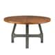 Carbon Loft Magie Amber and Graphite Round Dining Table - Thumbnail 2