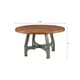 Carbon Loft Magie Amber and Graphite Round Dining Table - Thumbnail 4