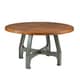 Carbon Loft Magie Amber and Graphite Round Dining Table - Thumbnail 3