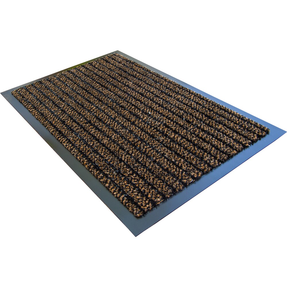 Indoor Large Door Mat Lisa Black 48 L x 32 W inch