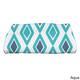 30 x 60-inch, Geometric Jive 2, Geometric Print Bath Towel - Turquoise