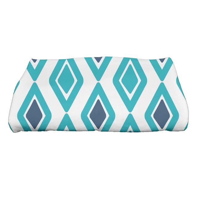 30 x 60-inch, Geometric Jive 2, Geometric Print Bath Towel