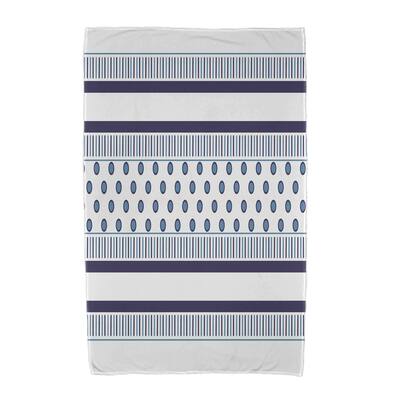 36 x 72-inch, Comb Dot, Stripe Print Beach Towel