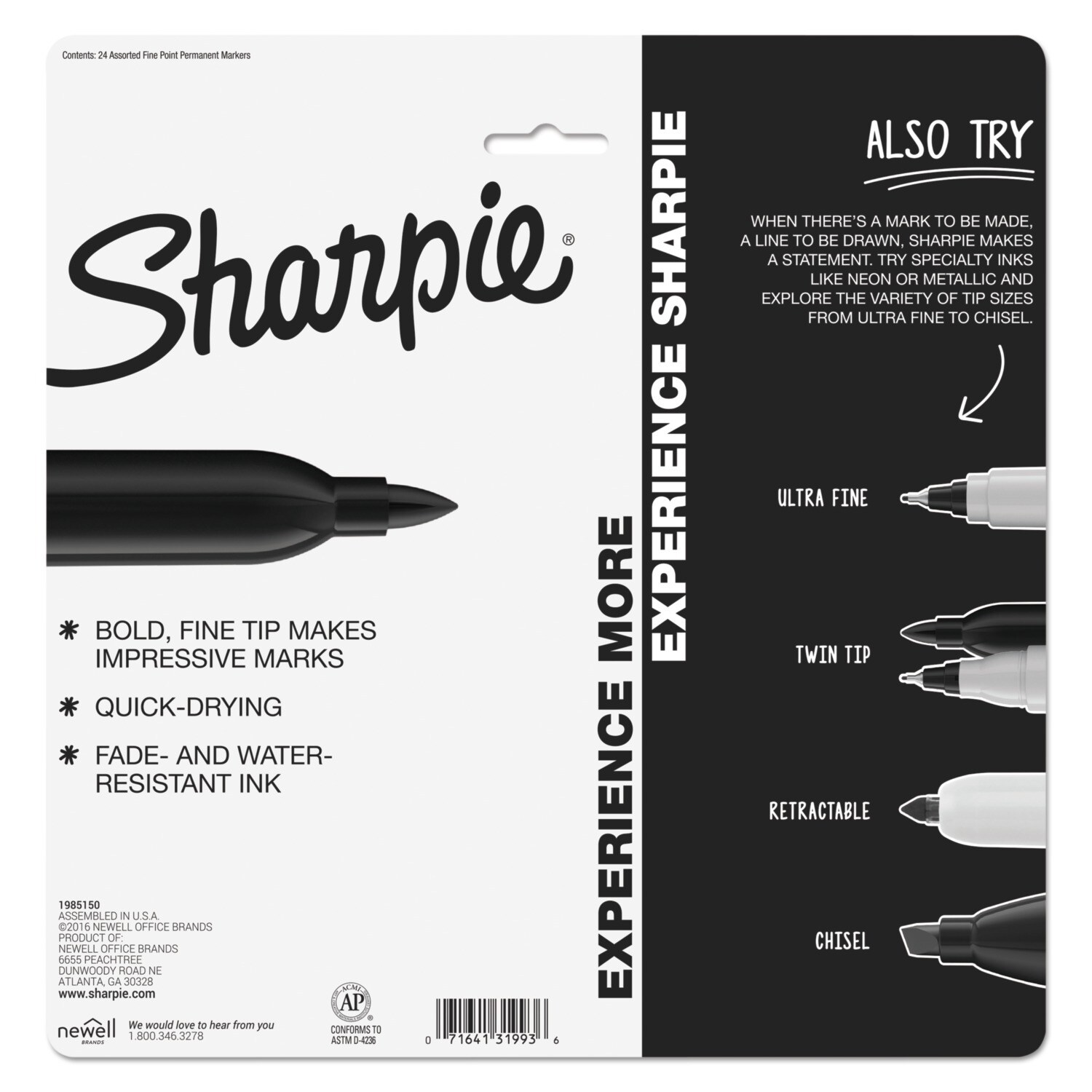 sharpie fine 24 pack