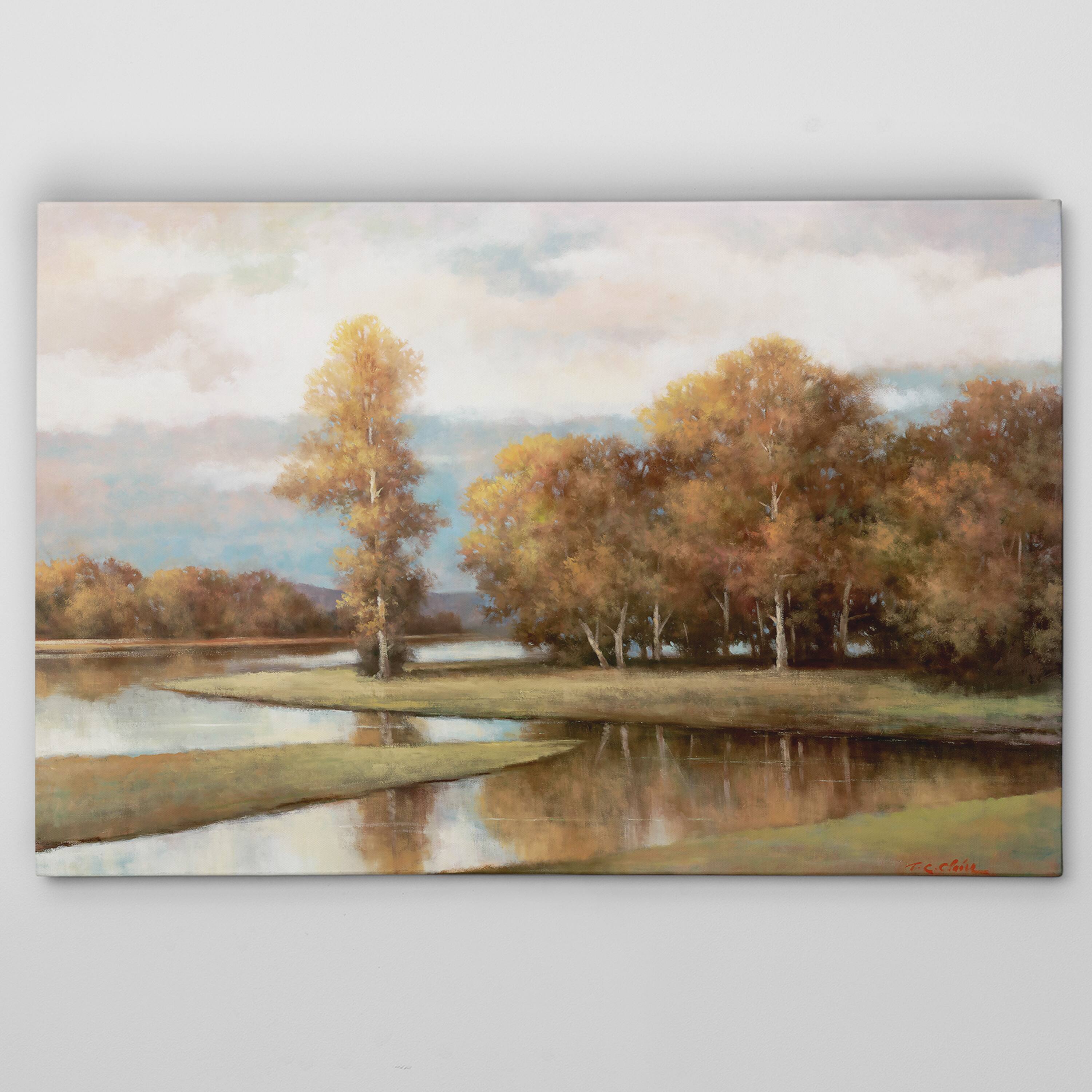 Claude Monet 'linen Landscape Ii' Canvas Print - On Sale - Bed Bath 