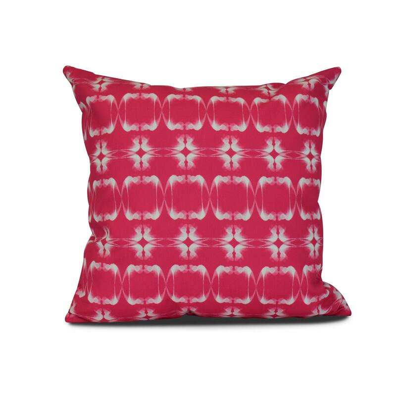 Summer Picnic Geometric Print Outdoor Pillow