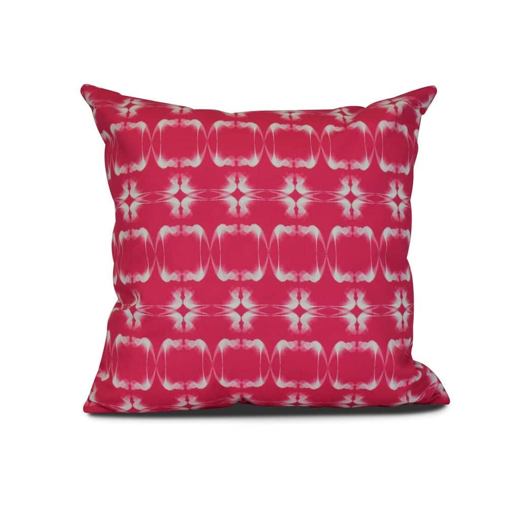 Summer Picnic Geometric Print Outdoor Pillow