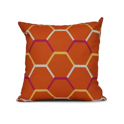 Cool Shades Geometric Print Outdoor Pillow
