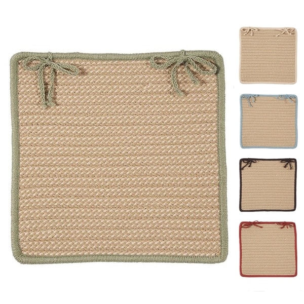 Textured Accent Indoor/Outdoor Chair Pads Set-4 - On Sale - Overstock