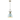 Golden Lighting Duncan Aged Brass Small Pendant With Seafoam Shade and Chain
