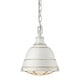 preview thumbnail 1 of 2, Bartlett Small Pendant in French White