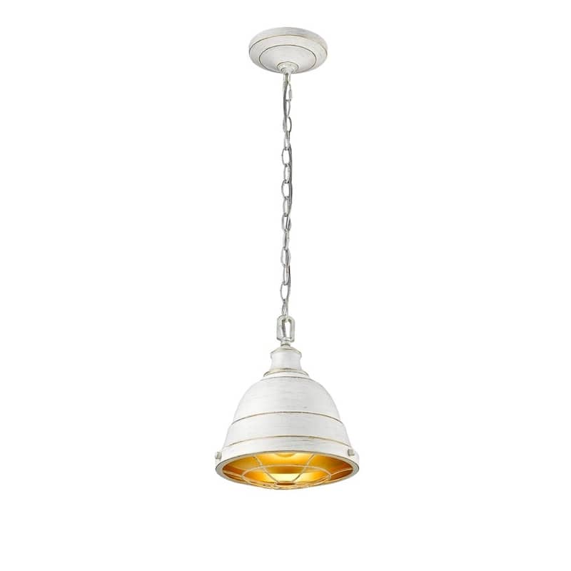 Bartlett Small Pendant in French White