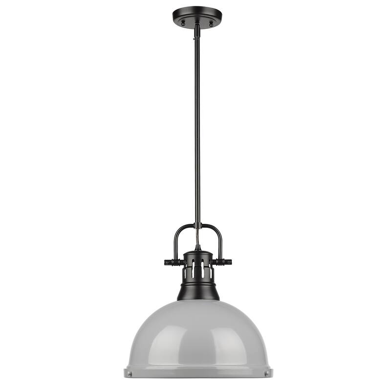 Golden Lighting Duncan Aged Brass 1-light Pendant