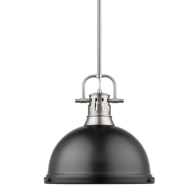 Golden Lighting Duncan Aged Brass 1-light Pendant