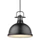 Option black with matte black shade