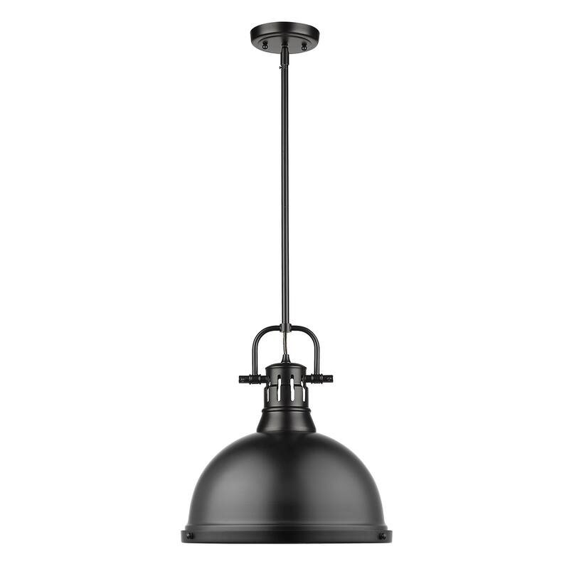 Golden Lighting Duncan Aged Brass 1-light Pendant