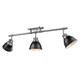 Option pewter with matte black shades