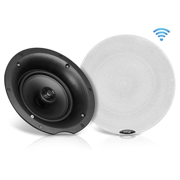 Shop Pyle Pdicbt87 Dual 8 0 Inch Bluetooth Flush Mount 2 Way