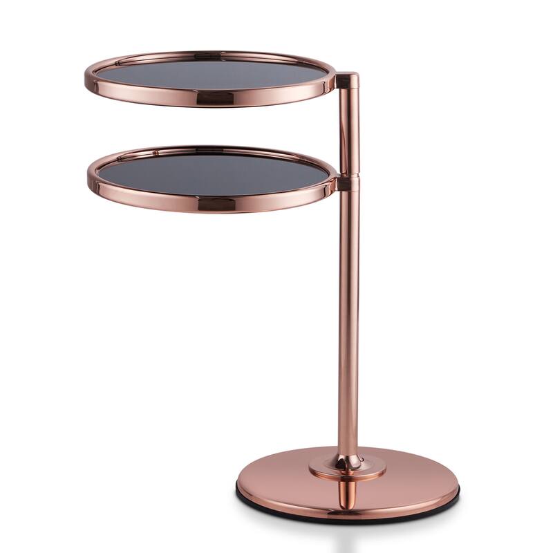 Furniture of America Cara Contemporary 2-shelf Motion Metal Side Table