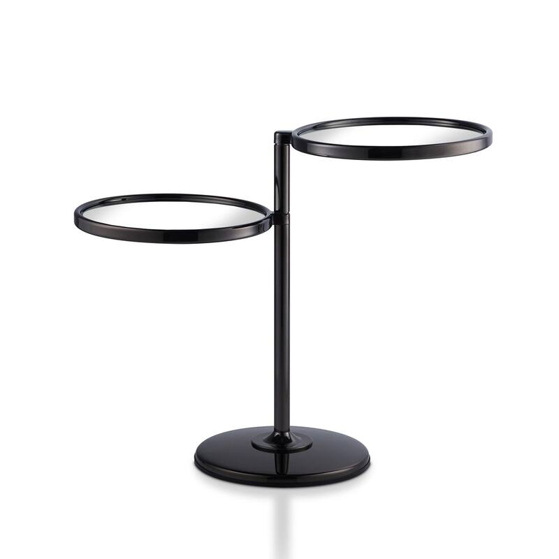 Furniture of America Cara Contemporary 2-shelf Motion Metal Side Table