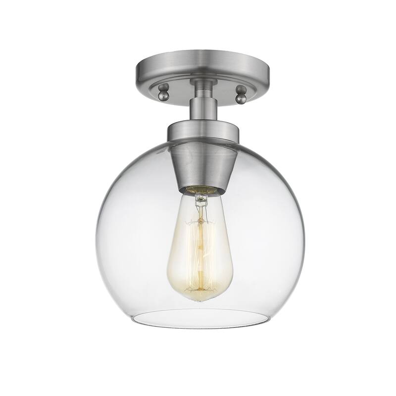 Carbon Loft Barton 1-light Flush Mount with Glass