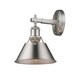preview thumbnail 4 of 2, Golden Lighting Orwell Pewter Finish Steel 1-light Bath Vanity Light Fixture