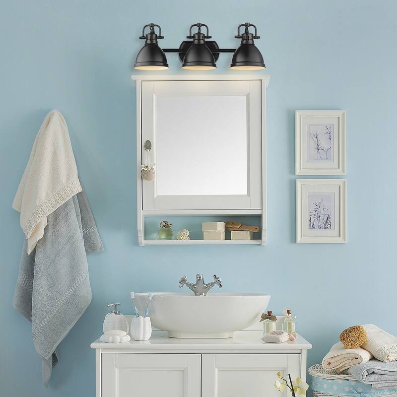 Golden Lighting Duncan 3-light Bath Vanity Fixture