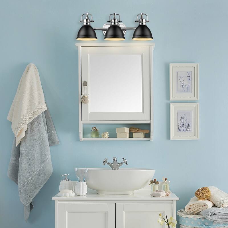 Golden Lighting Duncan 3-light Bath Vanity Fixture
