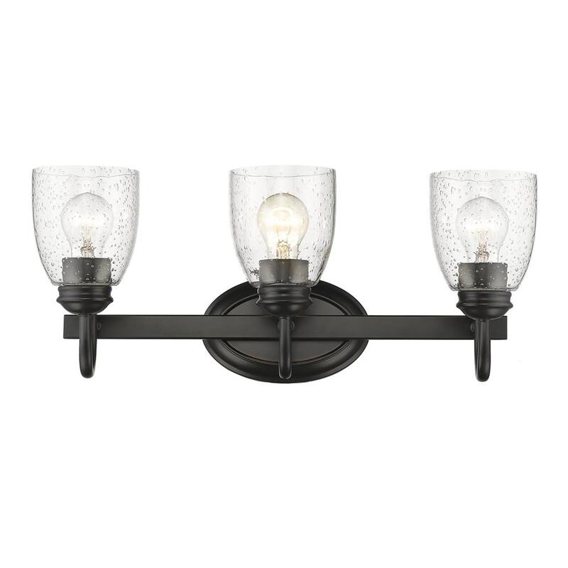 Copper Grove Larnaca Seeded Glass 3-light Bath Vanity