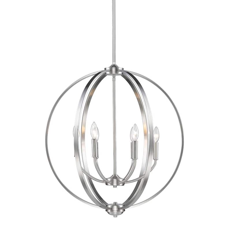 Copper Grove Adrian Pewter 6-light Chandelier