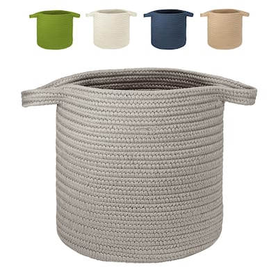 Made-For-You Solid Textured Hamper w/ Strap Handles