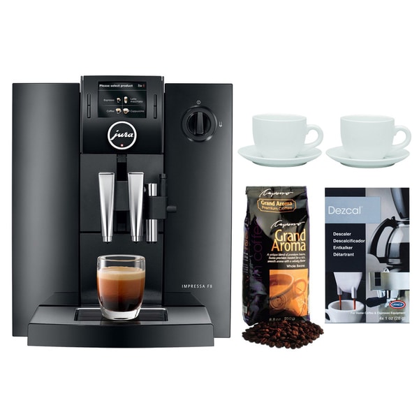 Shop Jura IMPRESSA F8 Automatic Coffee Machine + Capresso Grand Aroma