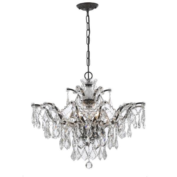 Filmore 6light Vibrant Bronze/ Swarovski Strass Crystal Chandelier