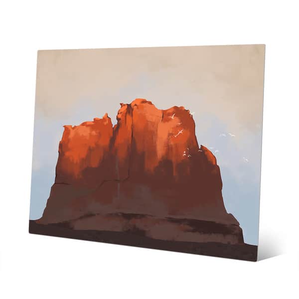 'Southwest Sunset' Metal Wall Art Print Bed Bath & Beyond 14079106