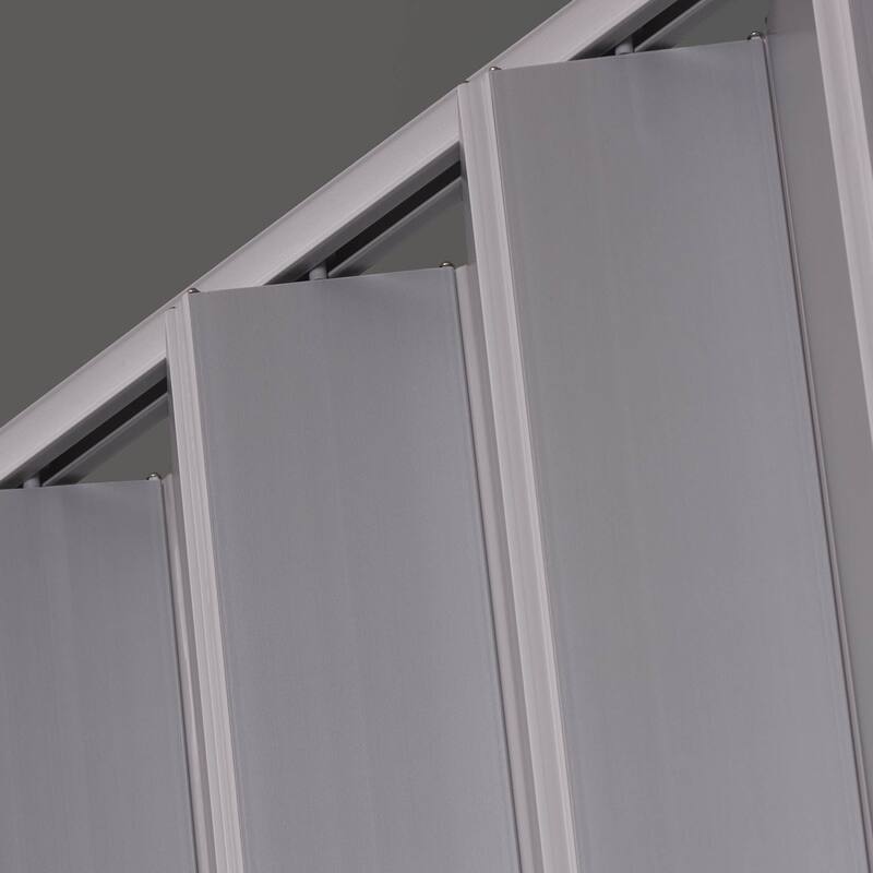 Spectrum Elite Satin Silver PVC 36-inch Folding Door