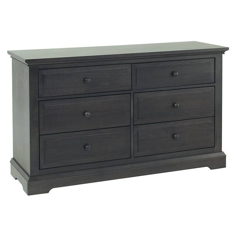 Centennial Chatham 6 Drawer Double Dresser- Slate